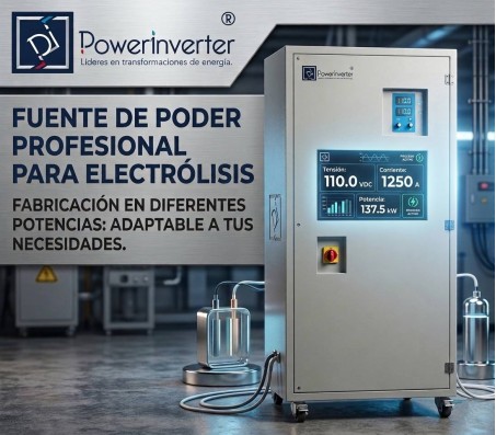 FUENTE DE PODER - 380VAC / 0-40VDC / 0-5000A - 20000W 